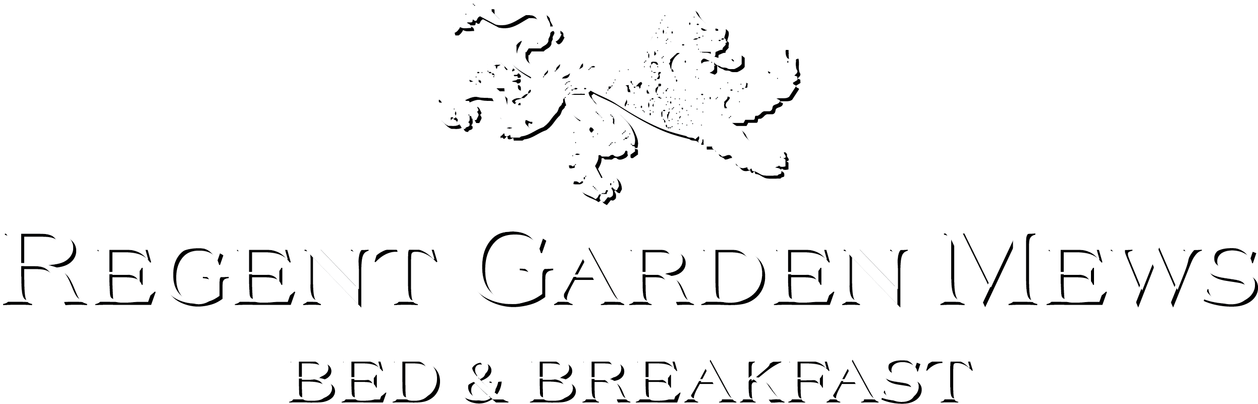 Regent Garden Mews logo white